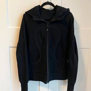 lululmeon Black Scuba hoodie - size 12